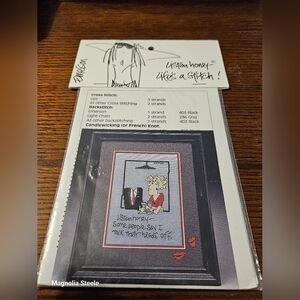Twisted Threads Talk Their Heads Off Listen Honey Counted Cross Stitch Chart